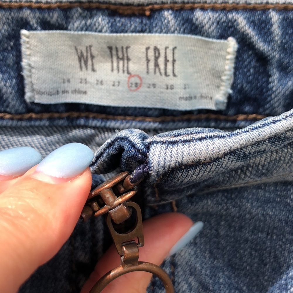 Free people denim skirt - Picture 3 of 5